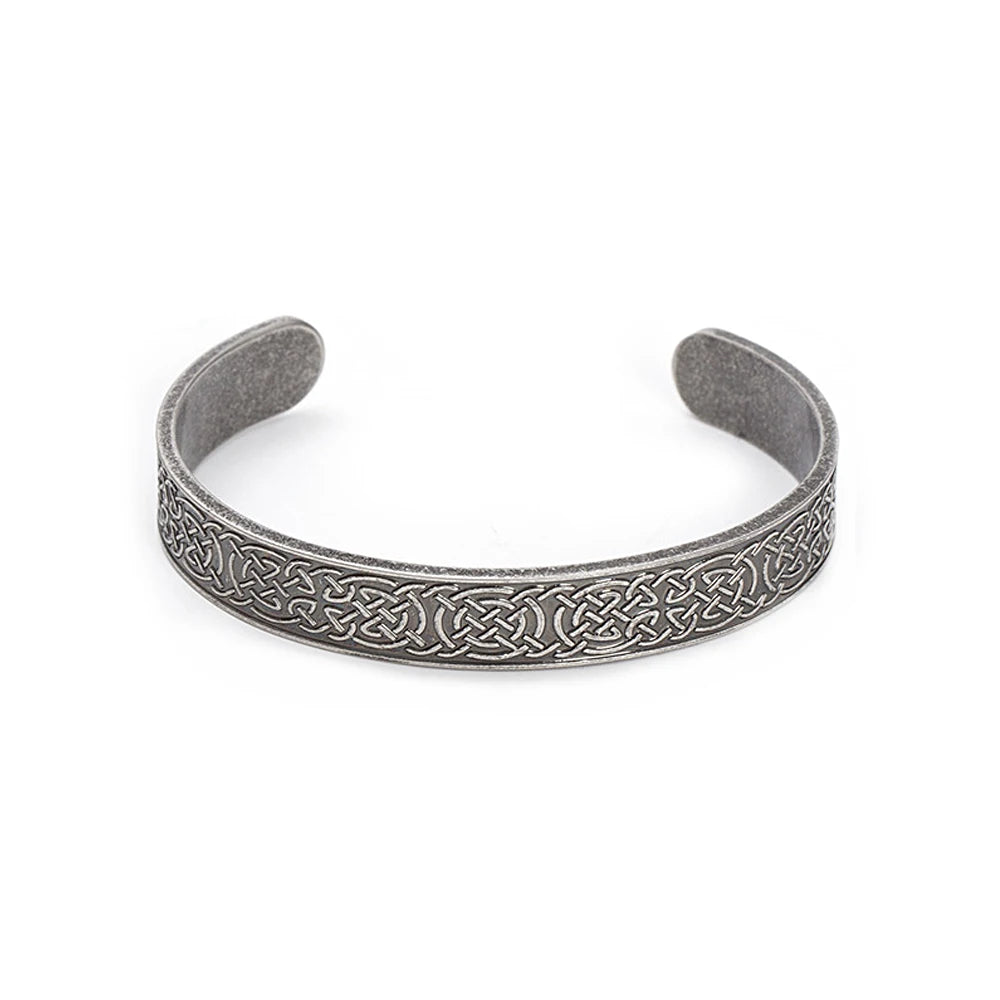 Mode Vintage 316L Edelstahl Viking Rune Armband Männer und Frauen Dominierenden Öffnung Armbänder Biker Amulett Schmuck Geschenke