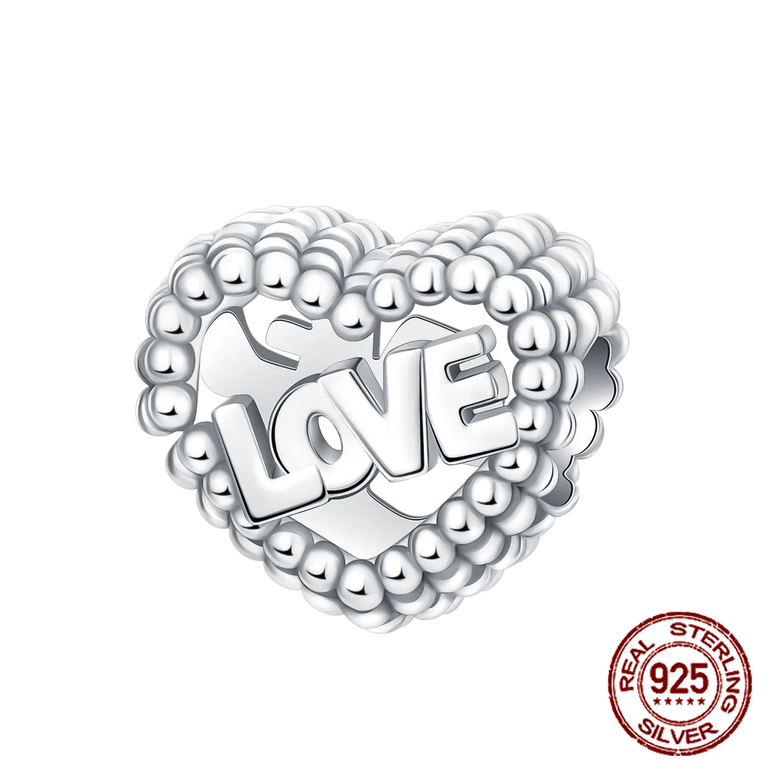 925 Sterling Silber Baum Blume Liebe für immer Familie Bead Pandent Charm Fit 4 MM Loch Durchmesser Armband DIY Bead Frau schmuck Geschenk