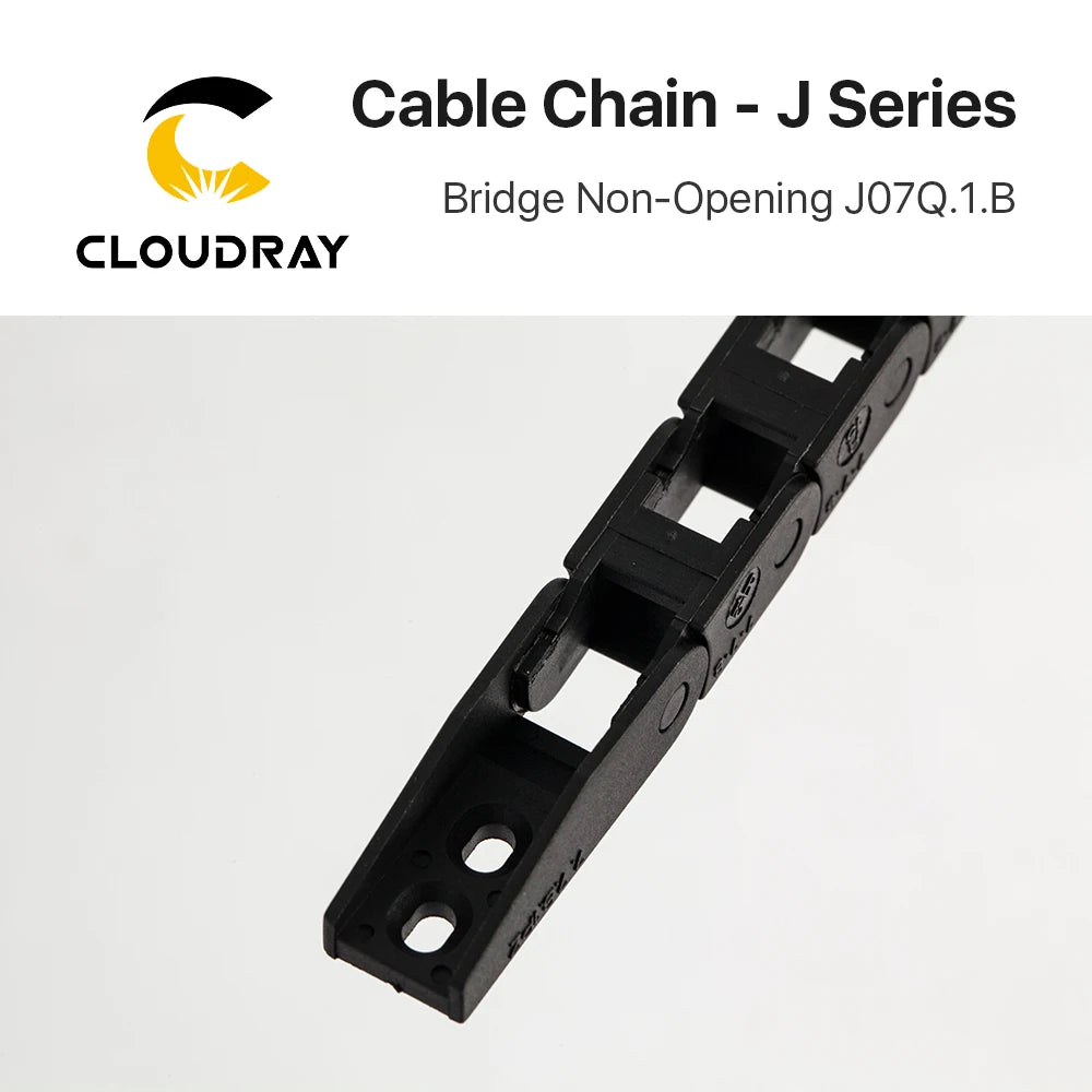Cloudray Kabel Ketten 7*7mm Brücke Typ Nicht-Öffnung 1 Meter Kunststoff-schleppleine Übertragung Drag Kette für maschine