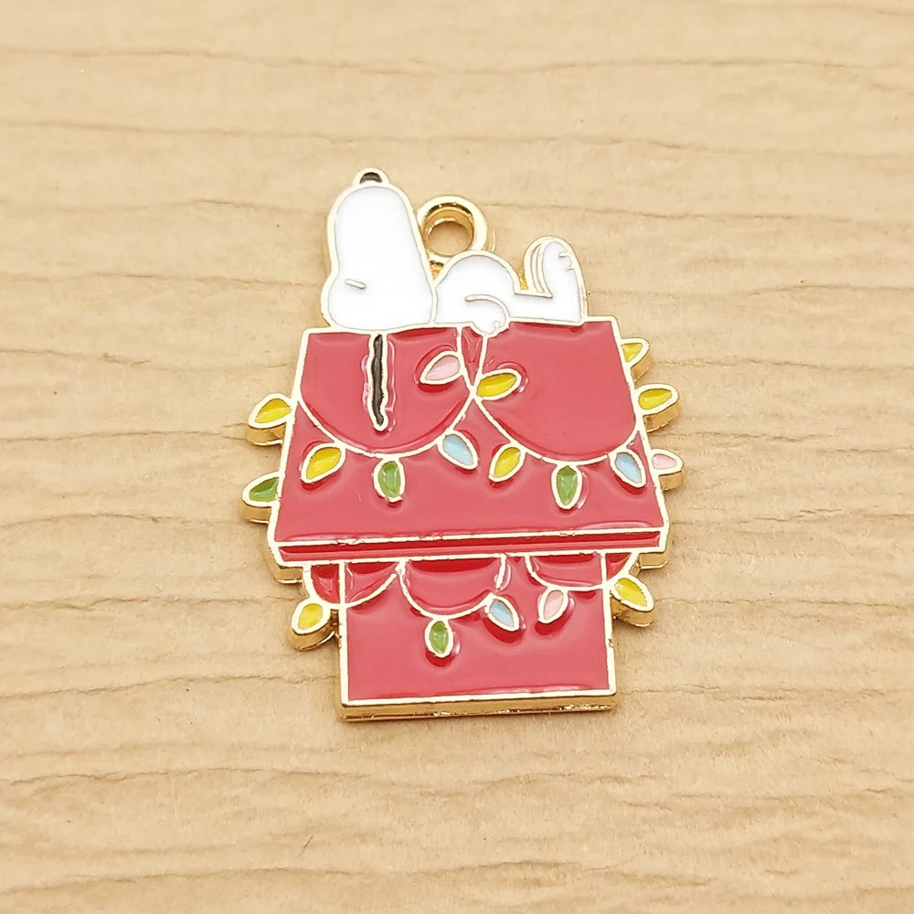 10 Stück Anime Cartoon Charm Schmuck Zubehör Diy Herstellung Emaille Halskette Armband Schlüsselanhänger Anhänger Handwerk Legierung Metall vergoldet