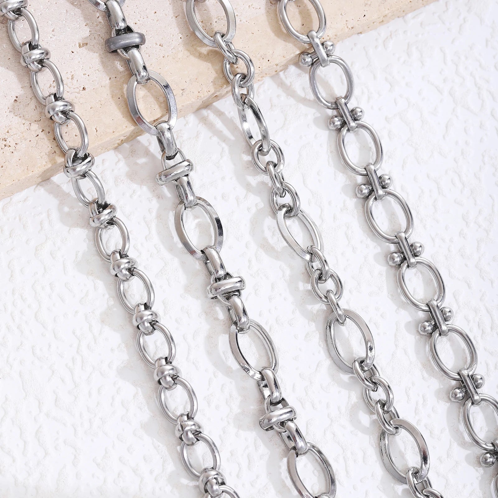 Pferdeschuh-Knoten-Armband für Männer und Frauen, Edelstahl, minimalistisches Silberkettenarmband, Schnalle, abnehmbare Armbänder, Schmuck, Geschenk