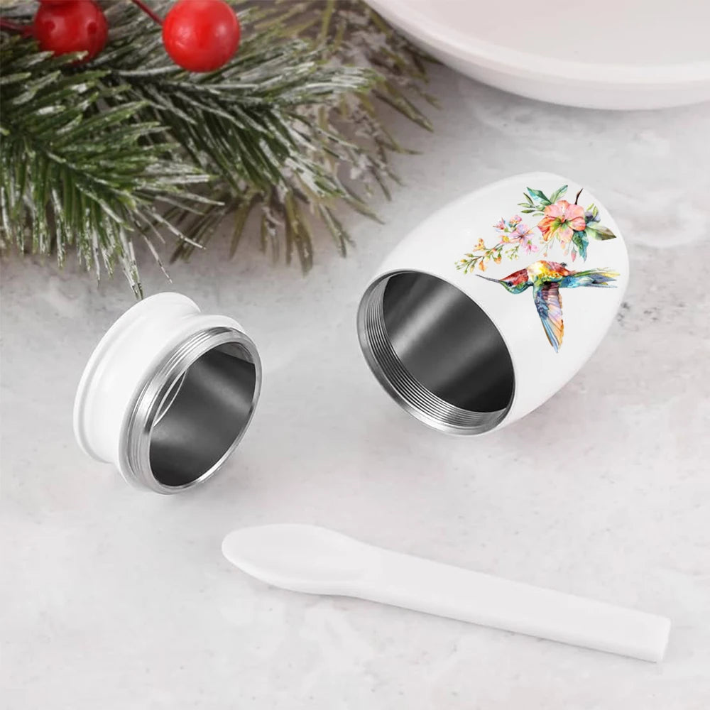 Mini-Kolibri-Urne für Asche, kleiner Andenken-Einäscherungsgürtel aus Aluminiumlegierung, Beerdigungshalter für Menschen bleibt