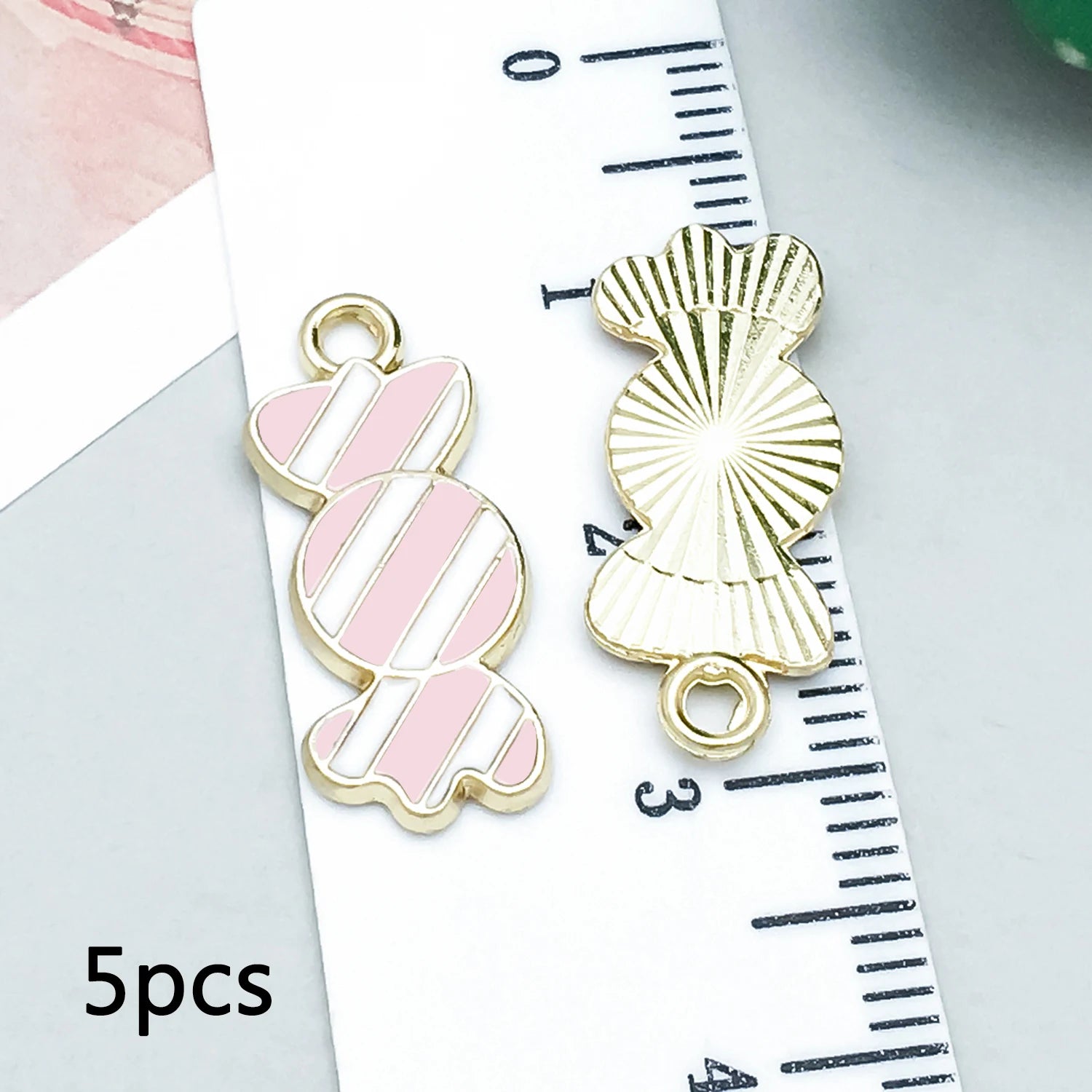 5/20 Stück Legierung Emaille Pulver weiß Weihnachten Anhänger Schmuck machen DIY Schlüsselanhänger Ohrringe Charms für Schmuck Armbänder Halskette