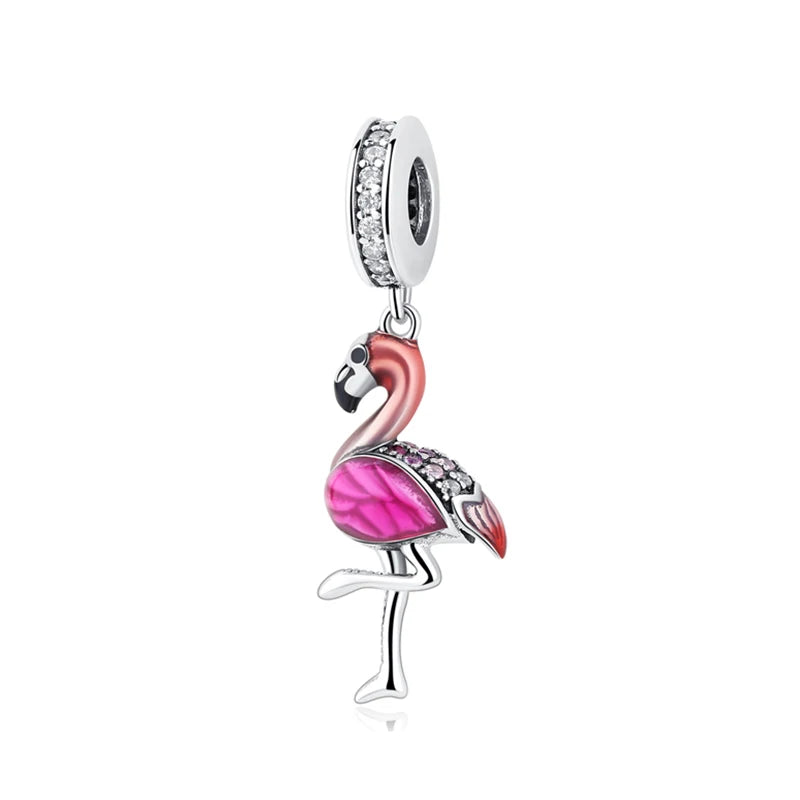 Original 925 Sterling Silber Charms Meeresschildkröte Anhänger Kristall Perlen Fit Marke Armbänder Halsketten Diy Schmuck Für Frauen