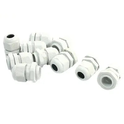 Weißer wasserdichter Nylon-Kunststoff-Stecker PG42 PG48 Verschraubungen-Anschlusskabel