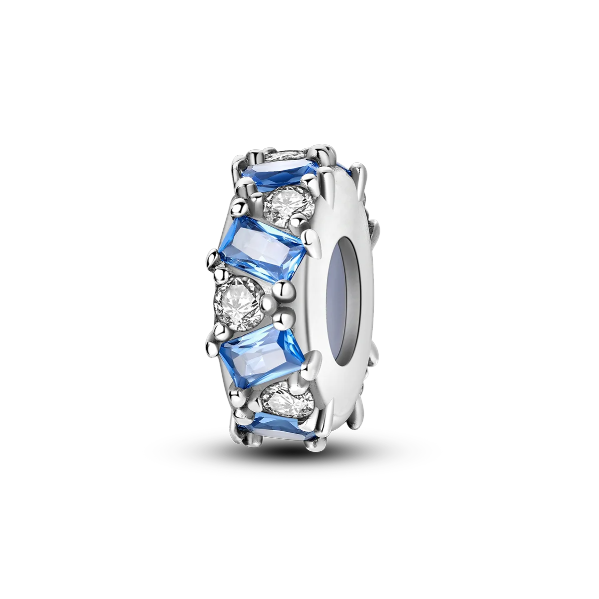 Charm-Anhänger aus Silber 925, blaue Serie, passend für Armbänder, Charms, DIY, originelle Mode-Anhänger für Schmuckherstellung