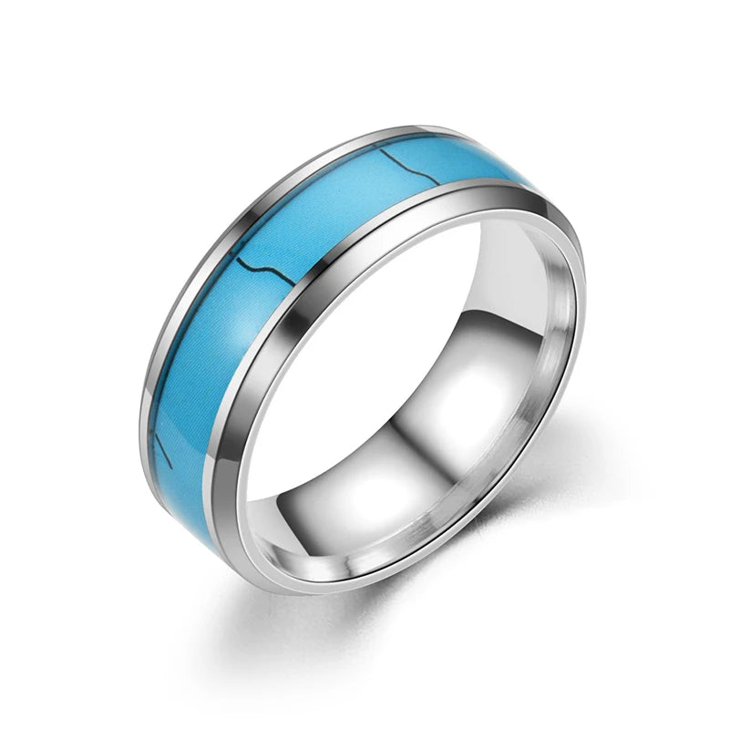 2025 Vintage Punk Große Dunkelblaue Stein Ringe für Männer Schmuck Zubehör Hochzeit Schmuck Vintage Zirkon Finger Ringe