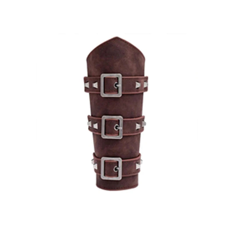 Vintage Leder Arm Punk Armband Wachen mittelalterliche Ritter Armschienen Einheitsgröße verstellbar Cosplay mittelalterliche Punk Biker Armband