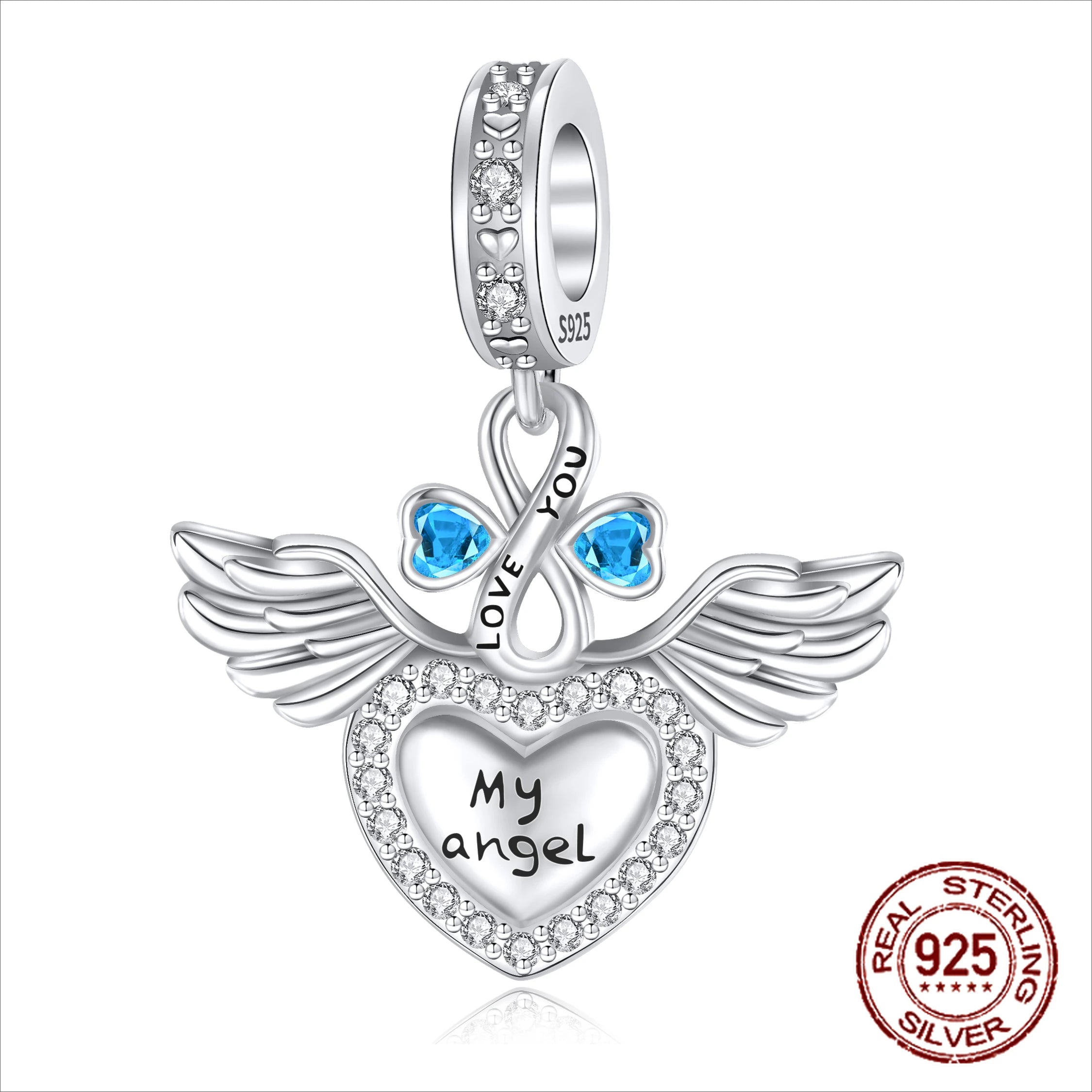 925 Sterling Silber Baum Blume Liebe für immer Familie Bead Pandent Charm Fit 4 MM Loch Durchmesser Armband DIY Bead Frau schmuck Geschenk