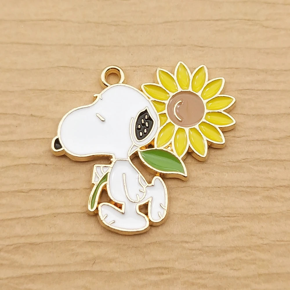 10 Stück Anime Cartoon Charm Schmuck Zubehör Diy Herstellung Emaille Halskette Armband Schlüsselanhänger Anhänger Handwerk Legierung Metall vergoldet