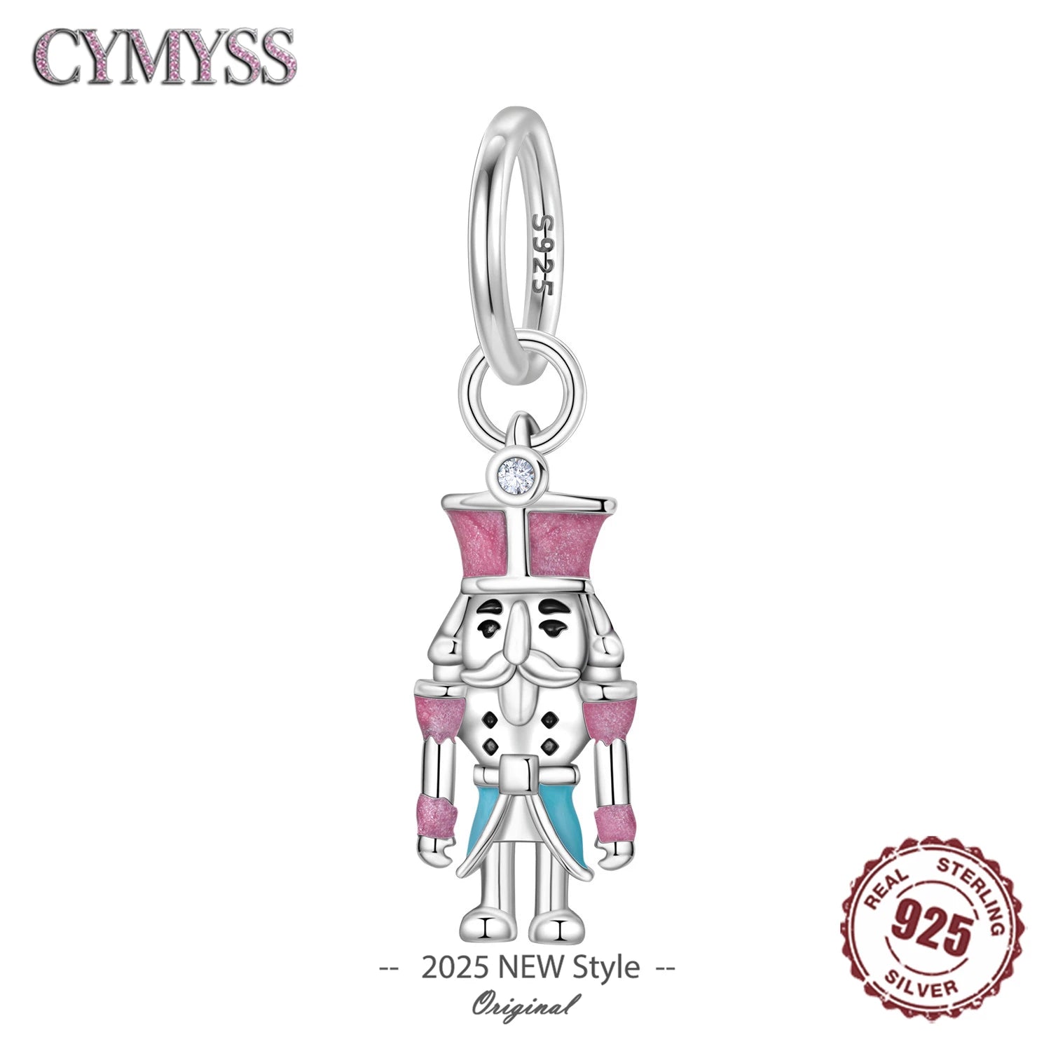 Original S925 Sterling Silber Märchen Der Nussknacker Charms Perlen Fit Armbänder Halskette DIY Party Geschenke Schmuck Zubehör
