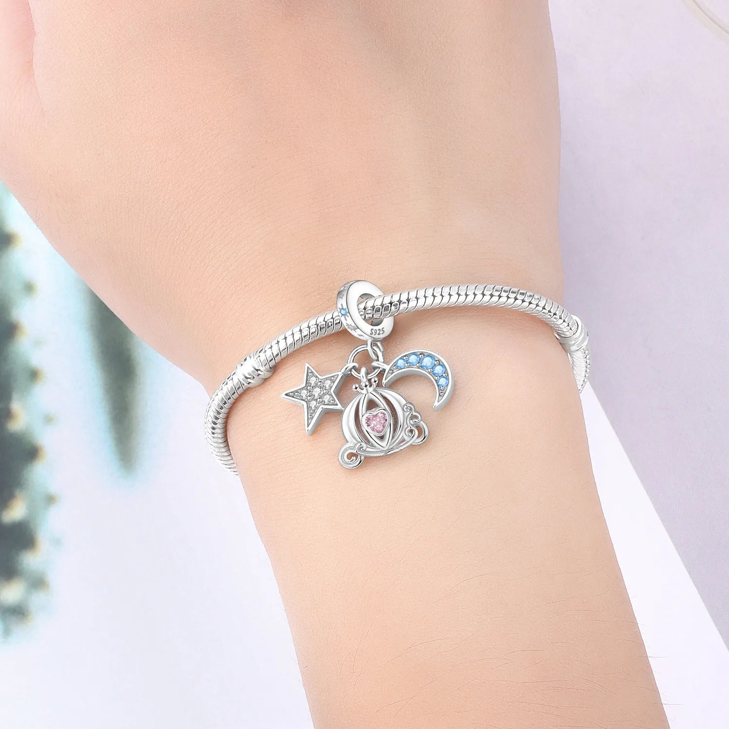 Original S925 Sterling Silber Märchen Der Nussknacker Charms Perlen Fit Armbänder Halskette DIY Party Geschenke Schmuck Zubehör