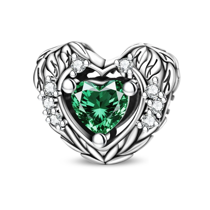 Anhänger aus 925er-Sterlingsilber, grüne Serie, Blumenbaum, Apfel-Anhänger, DIY, feine Perlen, passend für Original-Charms-Armbänder, Damenschmuck, Diy