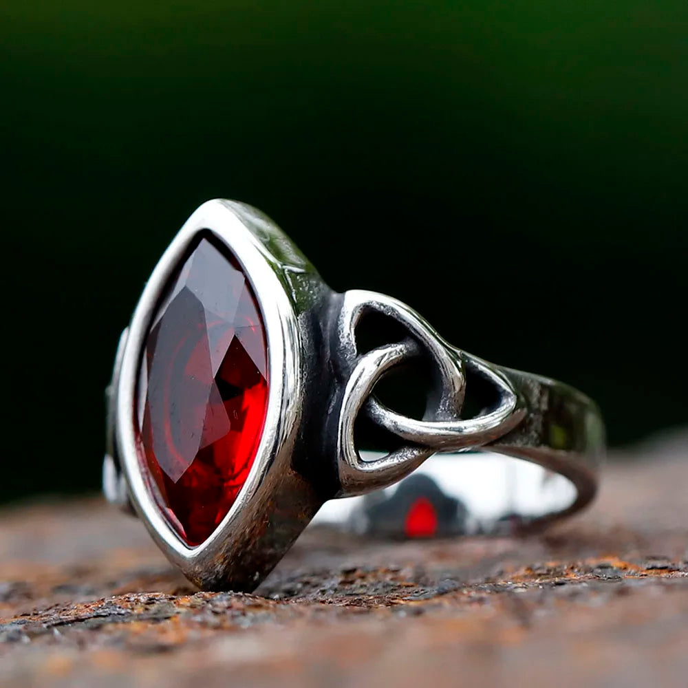 2023 NEUE männer 316L edelstahl ringe Nordic Viking Keltischen Knoten Ring Amulett mode hochzeit Schmuck Geschenke kostenloser versand