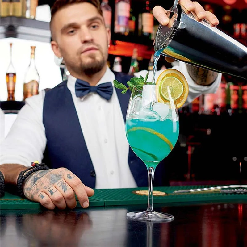 7 Teile/satz Edelstahl Cocktail Shaker Set Bar Werkzeuge mit Mischbecher Professionelle Barkeeper Kit für Home Küche Pub