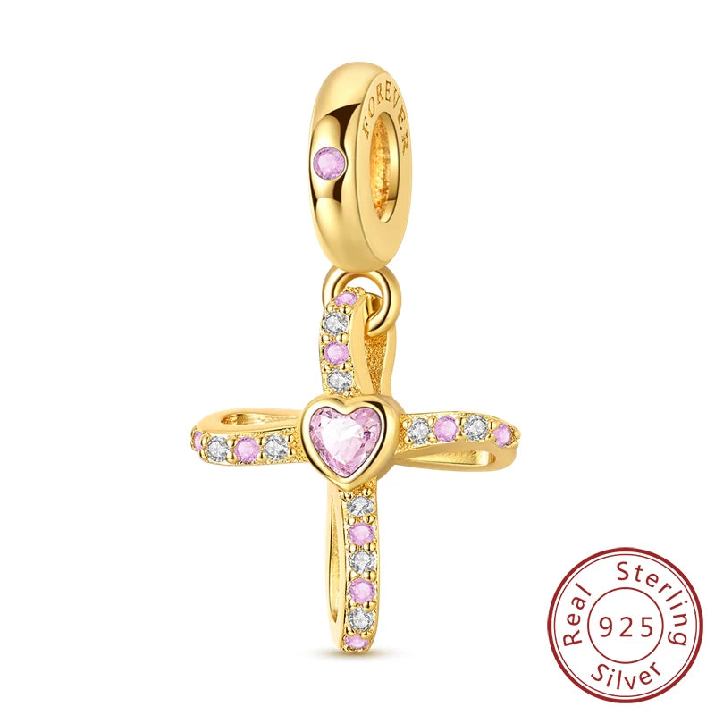Original-Charm-Perlen aus 925er-Sterlingsilber, leuchtender, leuchtender Glühwürmchen-Schmetterlings-Anhänger für Armband-Charm-Schmuck