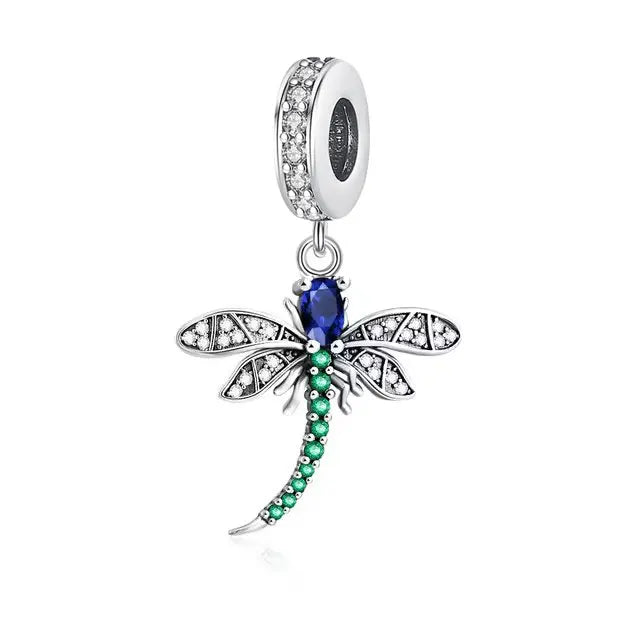 2025 Neu in Original 925 Sterling Silber Bunte Exquisite Schmetterling Serie Charm Fit Armband Halskette DIY Frauen Schmuck Geschenk
