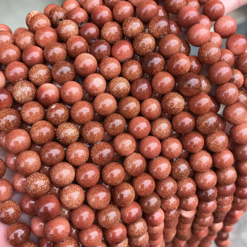 A++ Natürlicher goldener Sandstein und blauer Sandstein und grüner Sandstein, lose Perlen für Schmuckherstellung, Armband, Großhandel, DIY-Zubehör