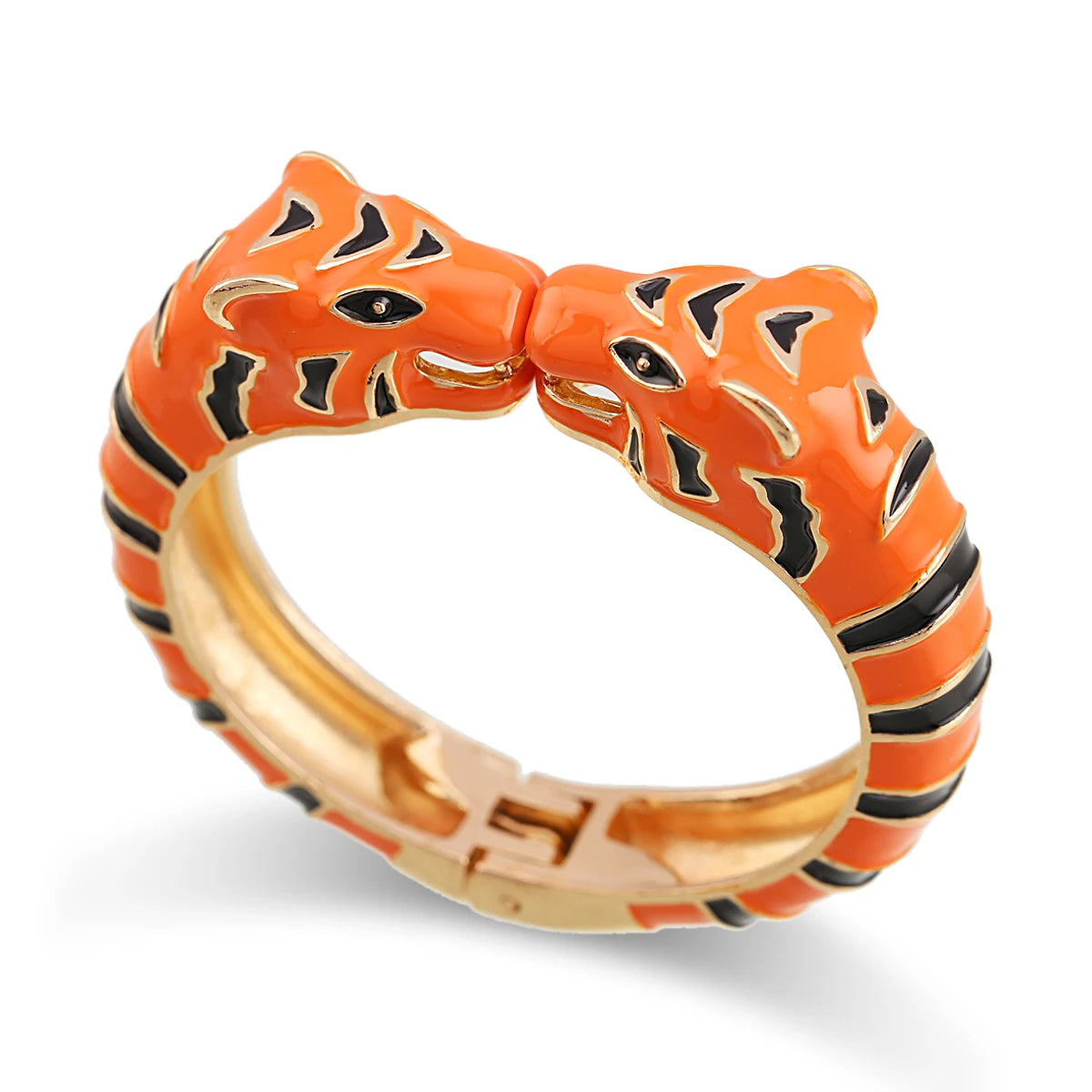 Kaymen neue Emaille bunte Tiger Armreif Manschette Armband für Frauen Mädchen Aussage mehrfarbige Mode Armreif Schmuck 15 Farben
