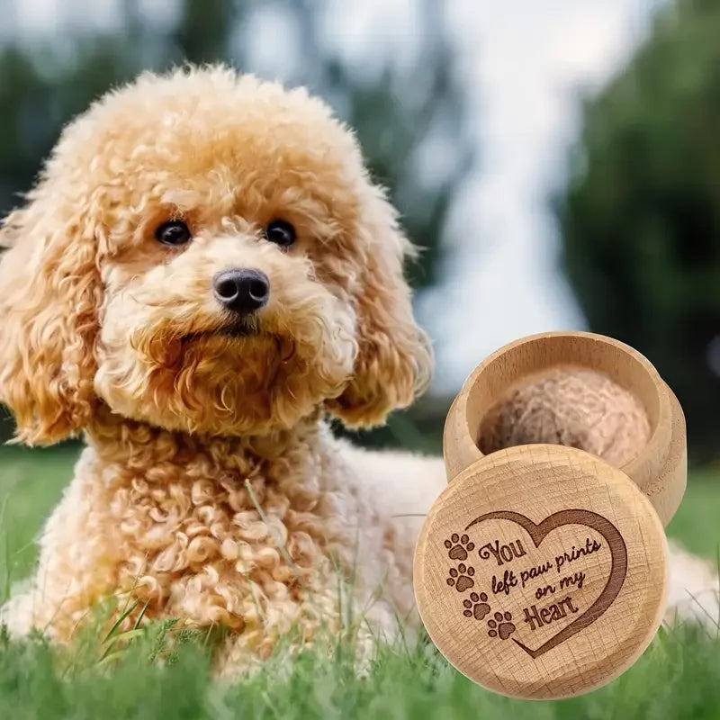 Hund Haar Andenken Box Holz Pet Haar Andenken Box Langlebige Pet Memorial Box Zahn Sammlung Memorial Box Für Hund Und Katze Asche