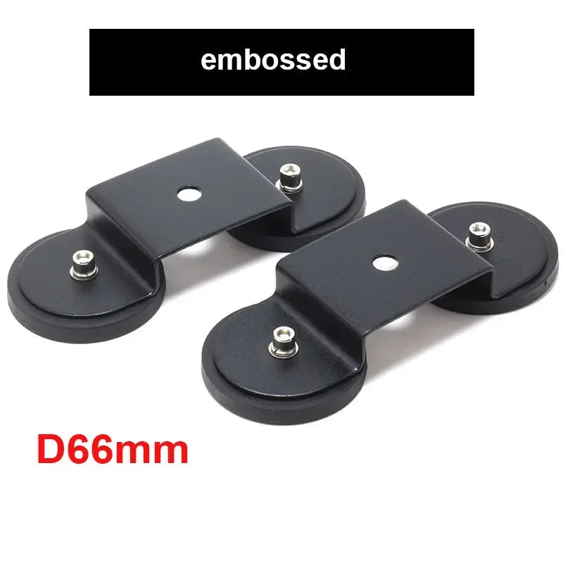 2 Stück starke magnetische Halterungen (D66mm, D88mm) für LED-Lichtleisten am Autodach, Halterung für Arbeitsleuchten, geeignet für SUV und ATV