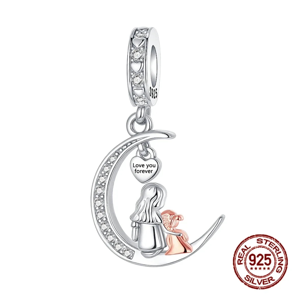 925 Sterling Silber Baum Blume Liebe für immer Familie Bead Pandent Charm Fit 4 MM Loch Durchmesser Armband DIY Bead Frau schmuck Geschenk