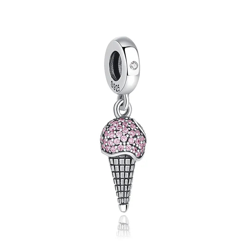 Original 925 Sterling Silber Charms Meeresschildkröte Anhänger Kristall Perlen Fit Marke Armbänder Halsketten Diy Schmuck Für Frauen