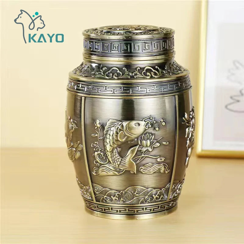 Container for ashes, coffin box, urns for human ashes, pet memorial keepsake, metal urns, urns for cremation, urns for small animals, burial