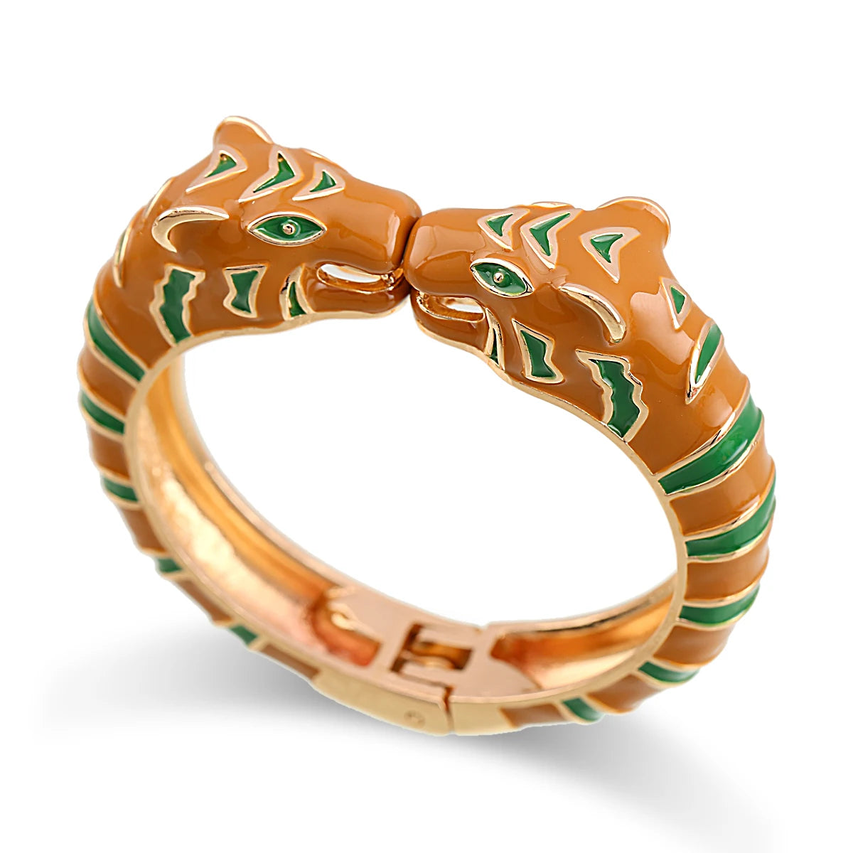 Kaymen neue Emaille bunte Tiger Armreif Manschette Armband für Frauen Mädchen Aussage mehrfarbige Mode Armreif Schmuck 15 Farben