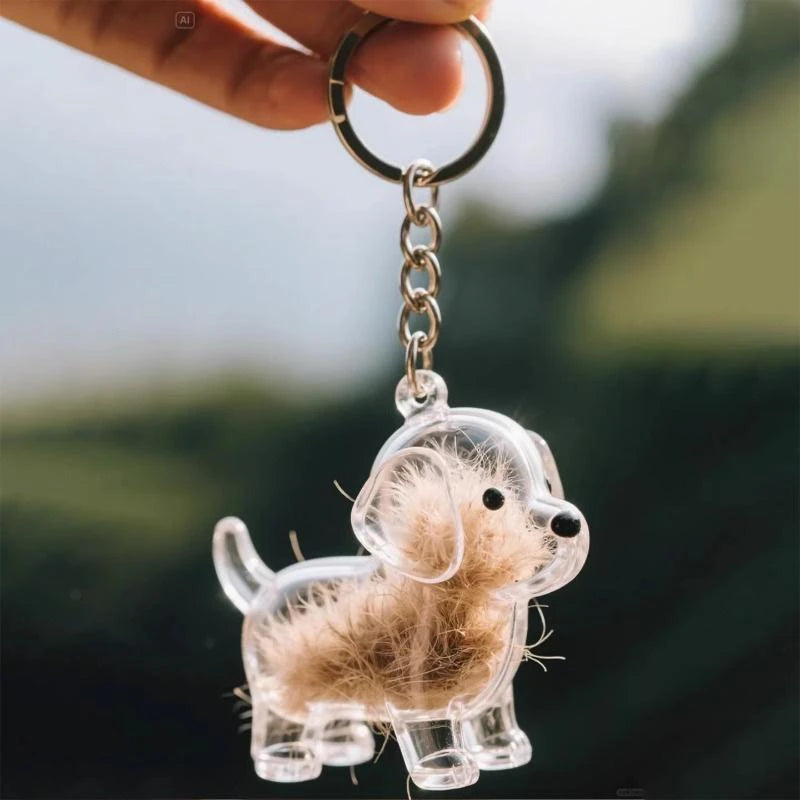 Hund Haar Lagerung Niedlichen Anhänger Schlüsselbund Tasche Anhänger Paar Auto Schlüssel Ketten Schmuck Souvenir Sammlung Geschenk Dekoration Zubehör