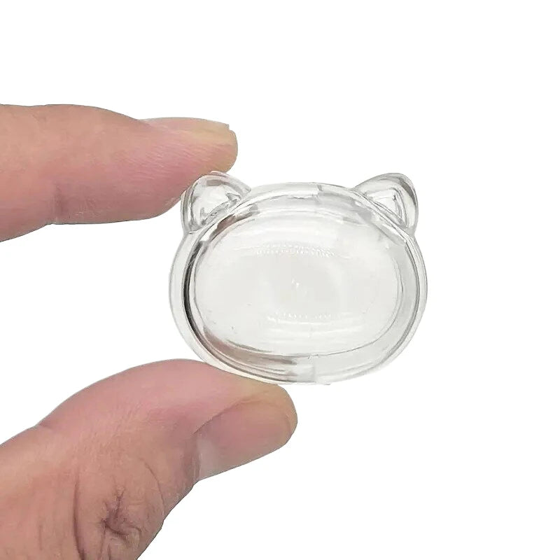 ieniaCC11 Parque2 Stück Tierhaar-Andenkenbox, transparent, für Hunde und Katzen, Fell, Aufbewahrungsbox für DIY-Gedenkdekoration, Geschenk für Haustierliebhaber, Display-Souvenir