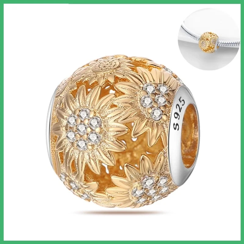 925 Sterling Silber Liebesbaum des Lebens Anhänger mit Zirkonia, passend für DIY Armband Halskette Geschenk für Sie, Colgante Plata