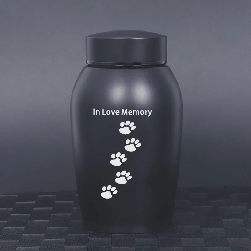 2025, neue Edelstahl-Urne für Hunde, Katzen, Vögel, Maus, Feuerbestattung, Asche, Urne für Asche, für Haustiere, versiegelte Beerdigung für Hunde, Haustier-Souvenir-Glas
