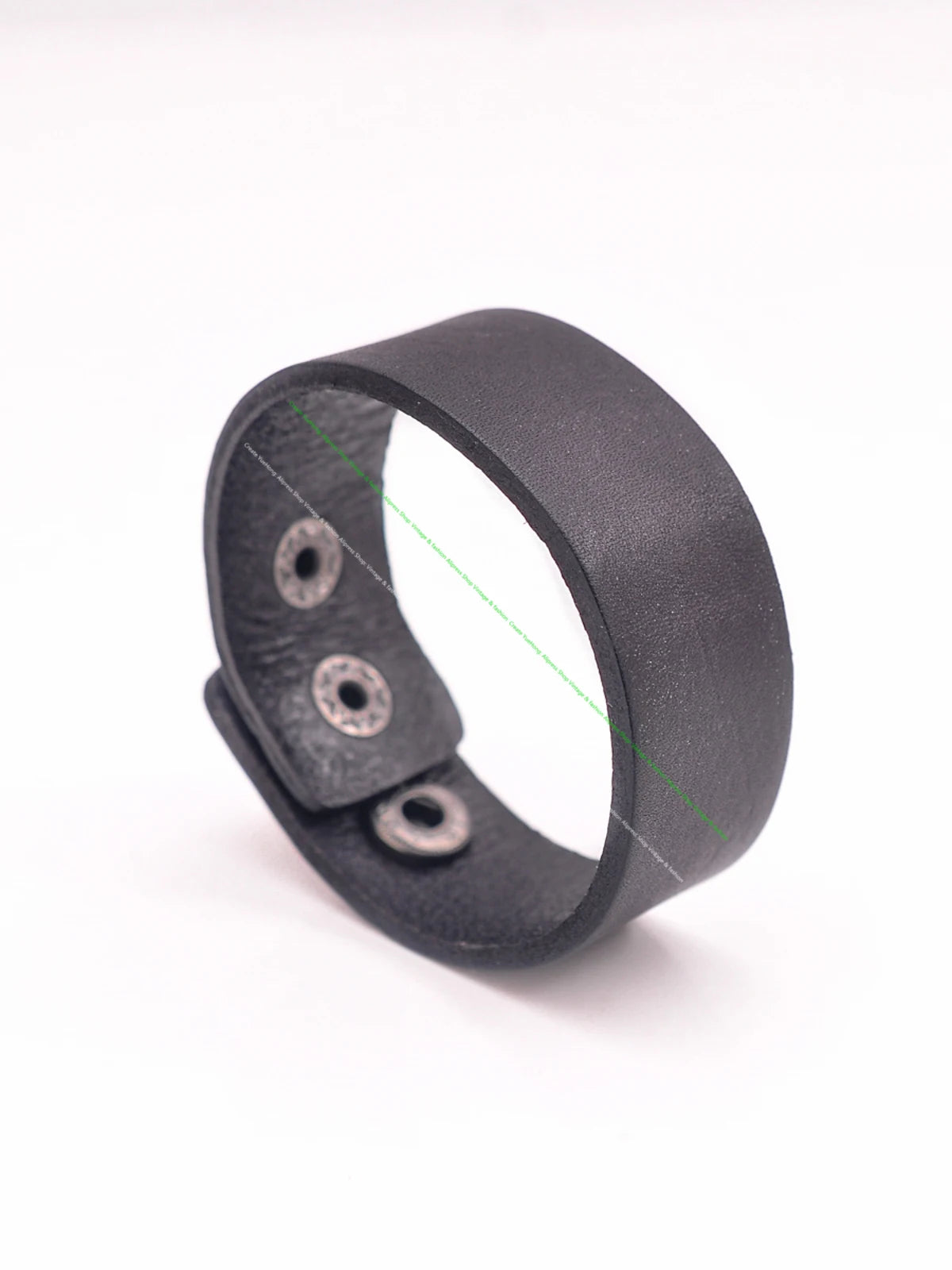2,5 cm Bandbreite G601 Dunkelbraun Simply Stylish Single Wrap Echtleder Armband Armband Herren