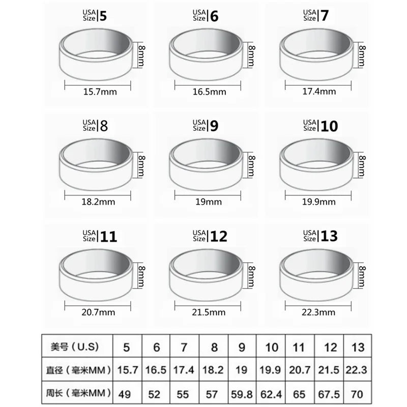 HNSP 316L Edelstahl Oval Naturstein Ring Für Männer Frauen Finger Vintage-Schmuck Schwarz Grün Tigerauge Männliche Ringe