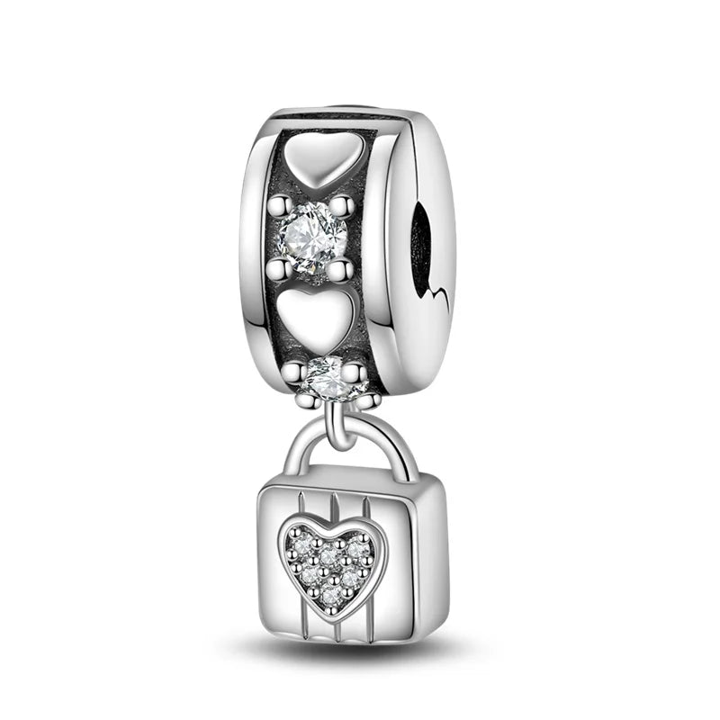 Heißer Verkauf Charms Perlen 925 Sterling Silber Farbe Bogen Kreuz Lebensbaum Perlen Fit DIY Original Armreif Charme Anhänger Schmuck