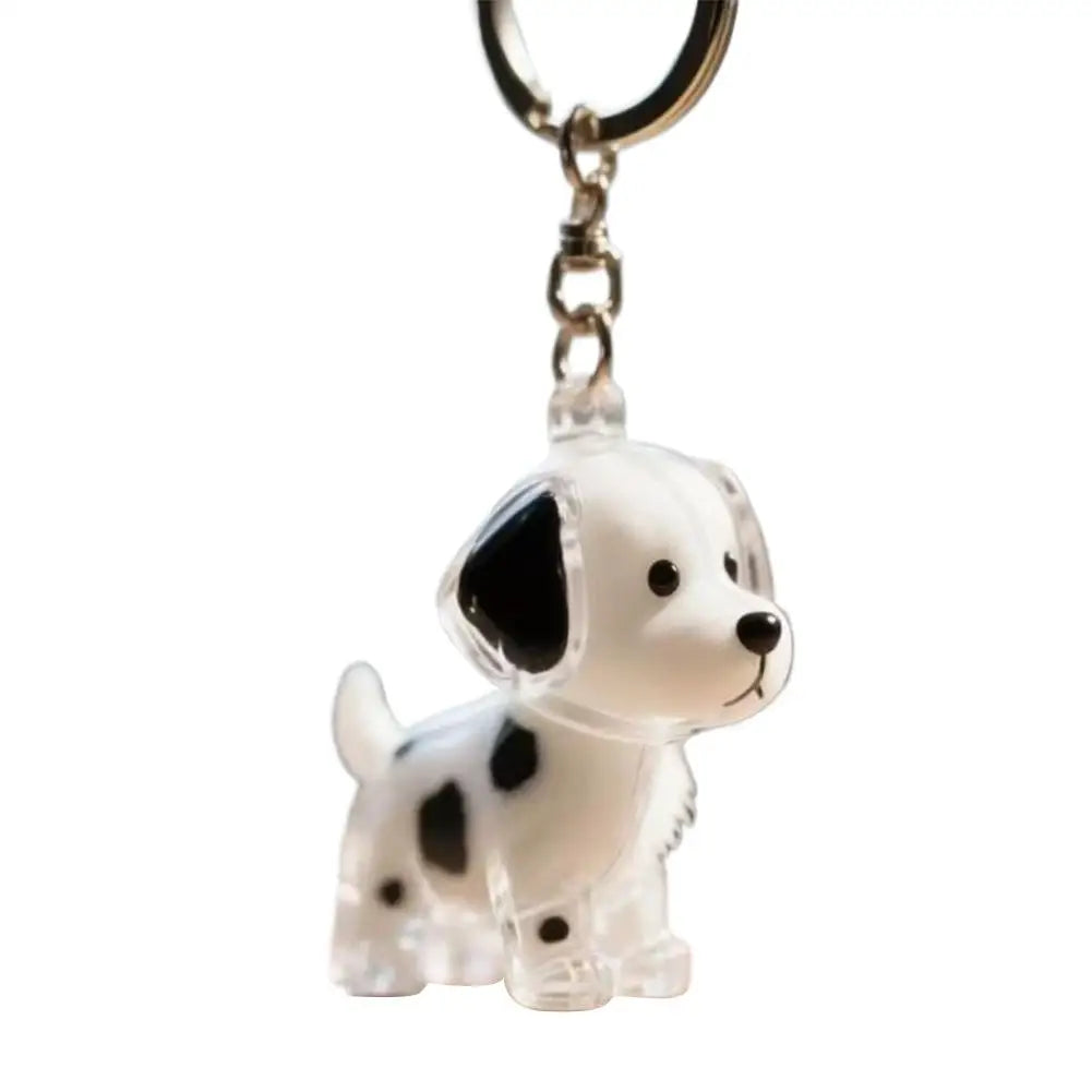 Klarer Tierhaar-Schlüsselanhänger, niedlicher Hund, Fell, Andenkenhalter, kreativer transparenter Tierhaar-Gedenkkollektions-Anhänger für Hund/Katze