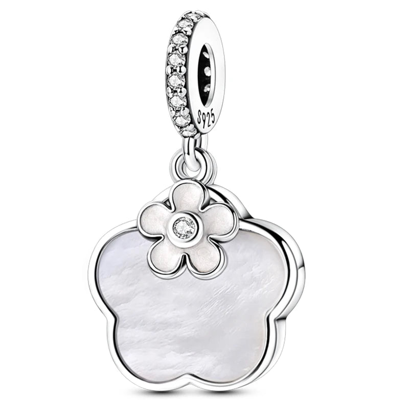Heißer Verkauf Charms Perlen 925 Sterling Silber Farbe Bogen Kreuz Lebensbaum Perlen Fit DIY Original Armreif Charme Anhänger Schmuck