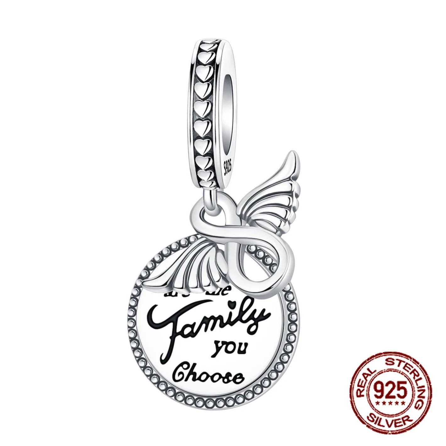 925 Sterling Silber Baum Blume Liebe für immer Familie Bead Pandent Charm Fit 4 MM Loch Durchmesser Armband DIY Bead Frau schmuck Geschenk