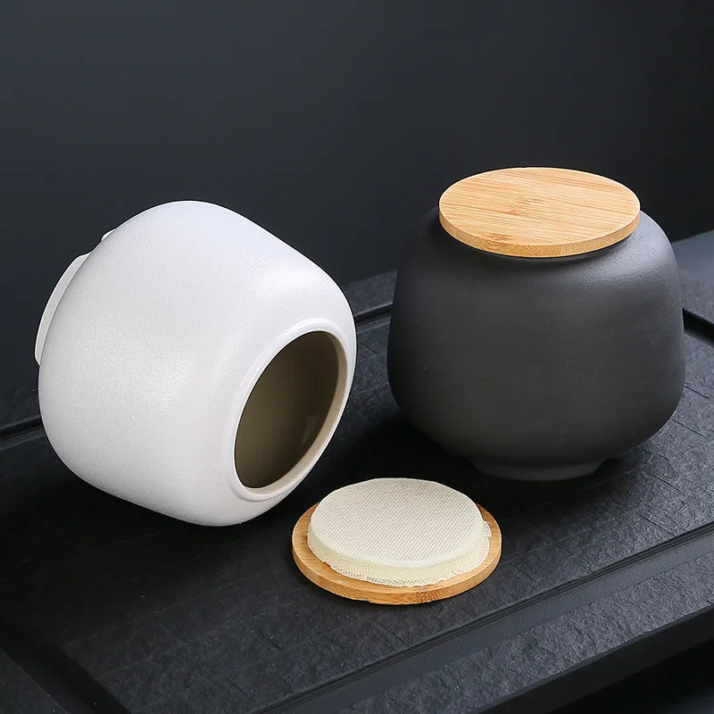 Große personalisierte Keramik-Urne, japanische Einäscherungsurnen im Retro-Stil, Bestattungsbedarf, geeignet für Haustiere, Katzen und Hunde, graue Aufbewahrung