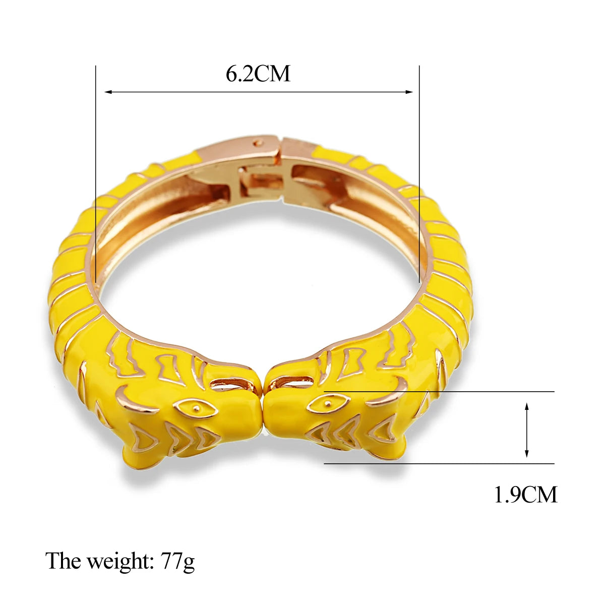 Kaymen neue Emaille bunte Tiger Armreif Manschette Armband für Frauen Mädchen Aussage mehrfarbige Mode Armreif Schmuck 15 Farben