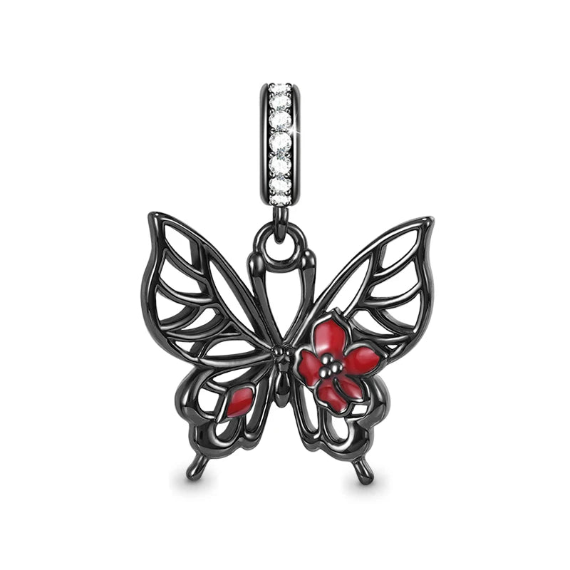 2025 Neu in Original 925 Sterling Silber Bunte Exquisite Schmetterling Serie Charm Fit Armband Halskette DIY Frauen Schmuck Geschenk