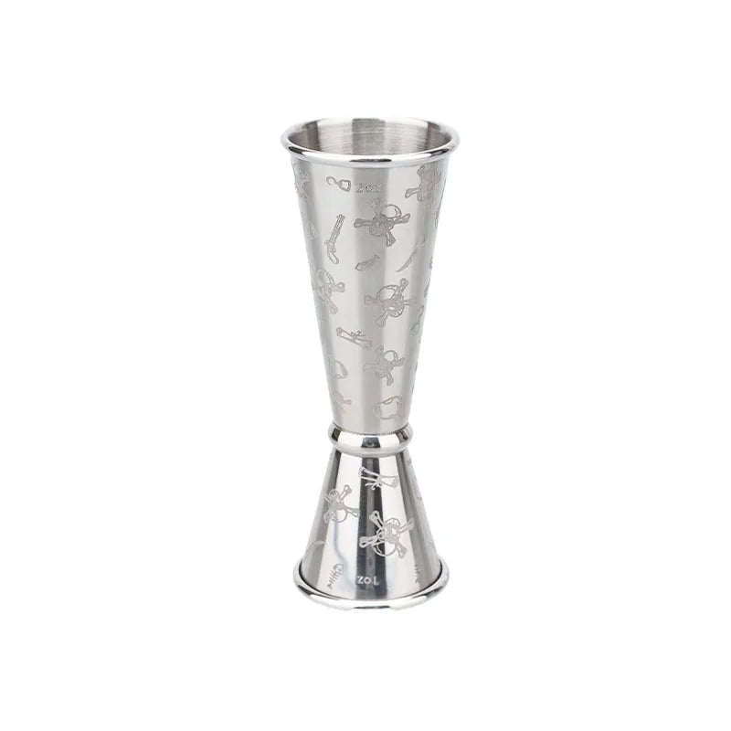 Edelstahl-Cocktail-Jigger, 30/60 ml, doppelseitiger Messbecher, Barkeeper, Werkzeug, Bar-Zubehör, Gold, Silber, Kupfer, 20/40 ml Becher