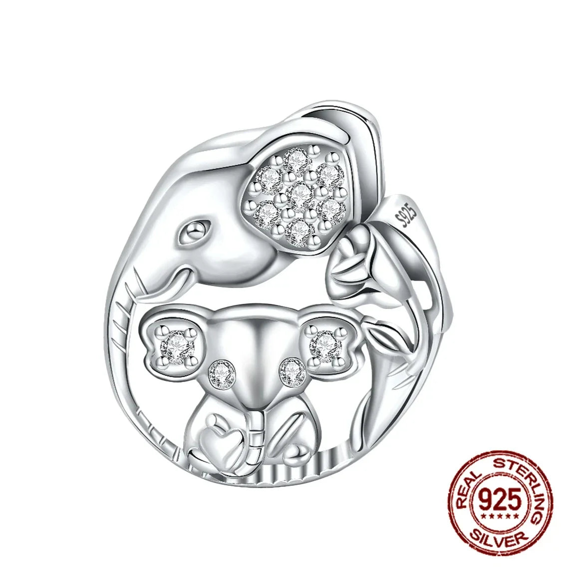 925 Sterling Silber Baum Blume Liebe für immer Familie Bead Pandent Charm Fit 4 MM Loch Durchmesser Armband DIY Bead Frau schmuck Geschenk