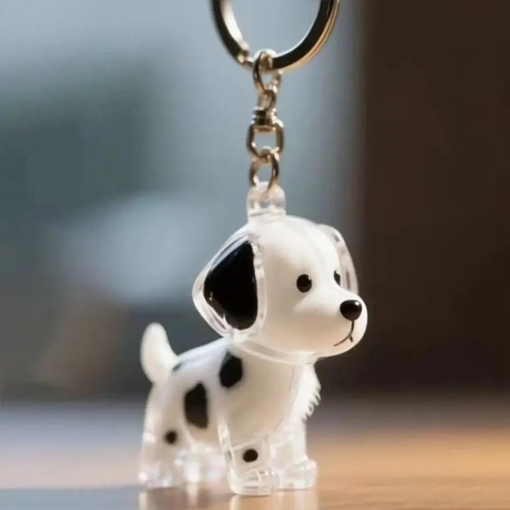 Klarer Tierhaar-Schlüsselanhänger, niedlicher Hund, Fell, Andenkenhalter, kreativer transparenter Tierhaar-Gedenkkollektions-Anhänger für Hund/Katze