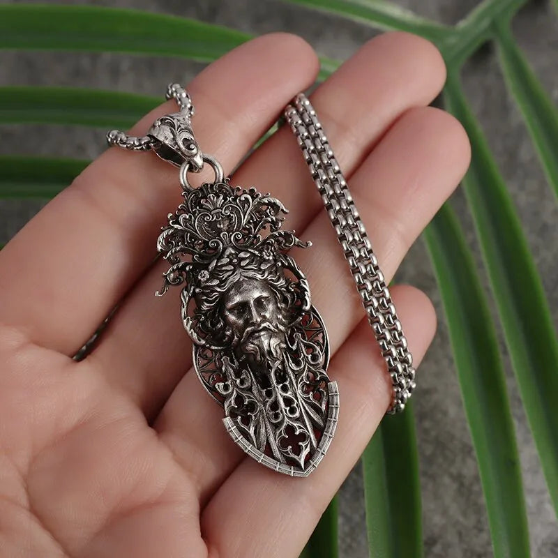 Alte griechische Mythologie Gott König Zeus Anhänger römische Mythologie Jupiter Halskette Männer und Frauen Retro Punk Schmuck Geschenk