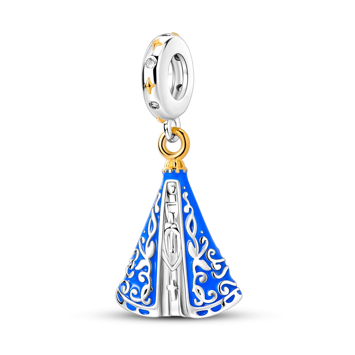 Charm-Anhänger aus Silber 925, blaue Serie, passend für Armbänder, Charms, DIY, originelle Mode-Anhänger für Schmuckherstellung