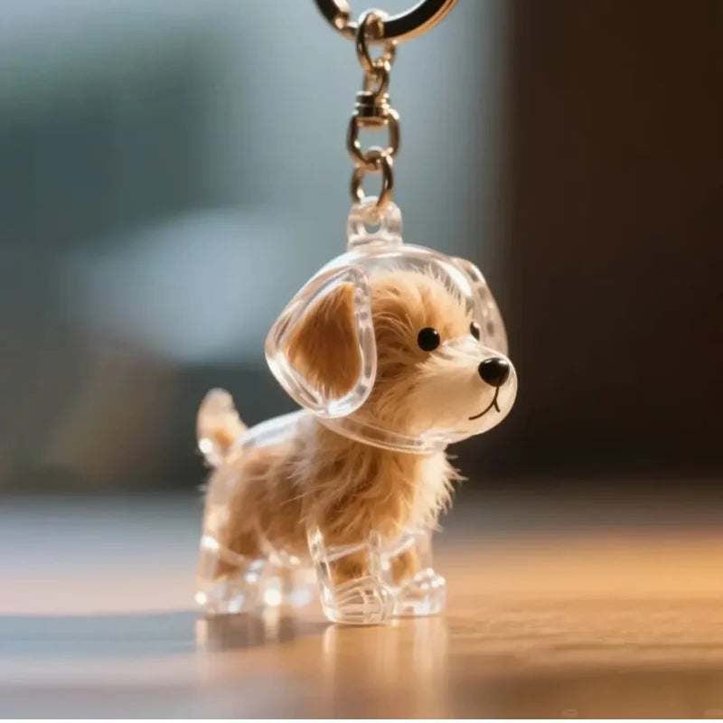 Hund Haar Lagerung Niedlichen Anhänger Schlüsselbund Tasche Anhänger Paar Auto Schlüssel Ketten Schmuck Souvenir Sammlung Geschenk Dekoration Zubehör