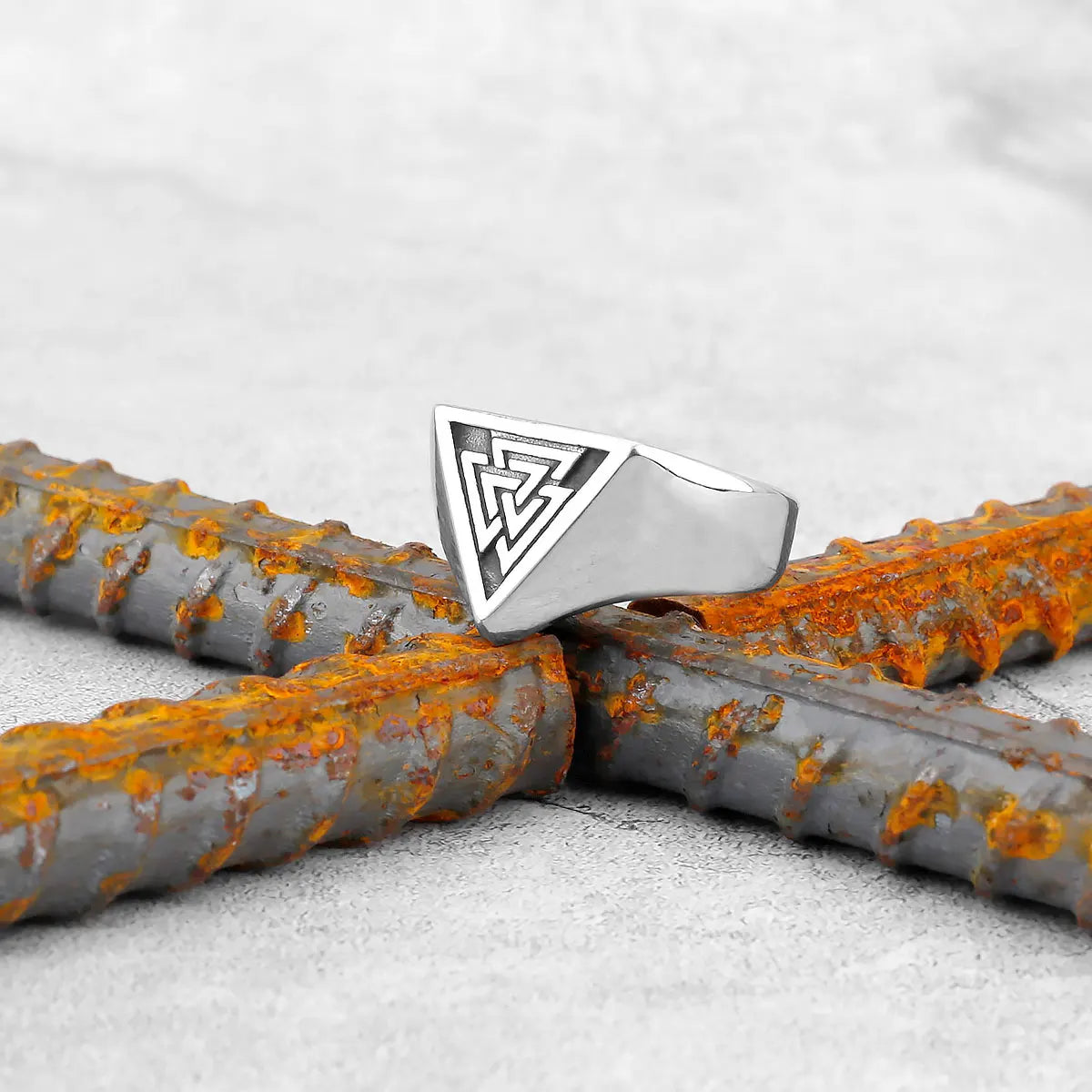 Vintage Edelstahl Wikinger Amulett Ring Nordischer Kompass Runen Männer und Frauen Ringe Teenager Multi Style Schmuck Freund Geschenk