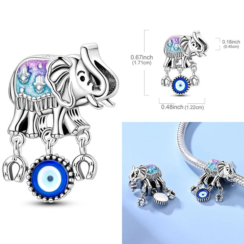 Heiße Verkäufe 925 Sterling Silber Charms Perlen Teufel Auge Fatimas Hand Kreuz Perlen Fit Original Armband Frauen DIY schmuck Geschenke